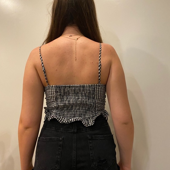 Buffalo black and white crop tank top - Picture 2 of 2